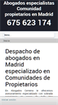 Mobile Screenshot of comunidadpropietarios.org